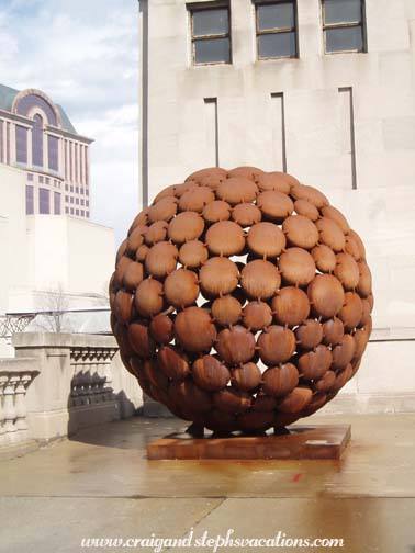 Sculpture near the Riverwalk
